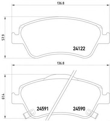 Тормозные колодки HELLA 8DB 355 013-561