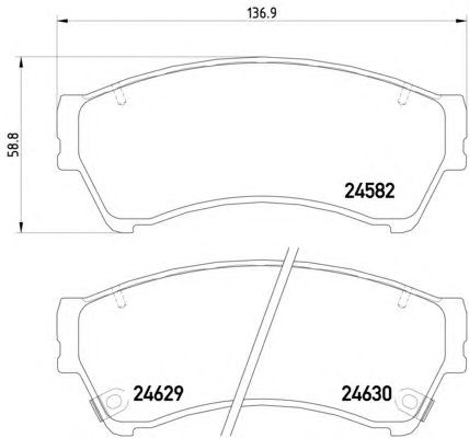 Тормозные колодки HELLA 8DB 355 013-761