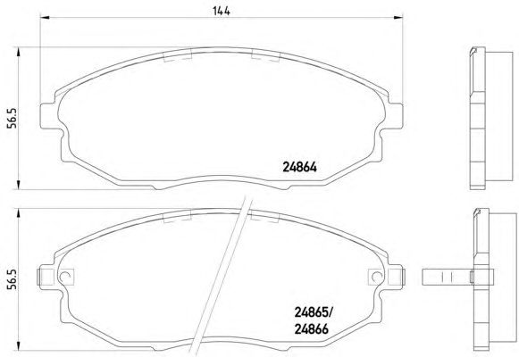 Тормозные колодки HELLA 8DB 355 014-931