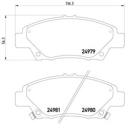 Тормозные колодки HELLA 8DB 355 015-001