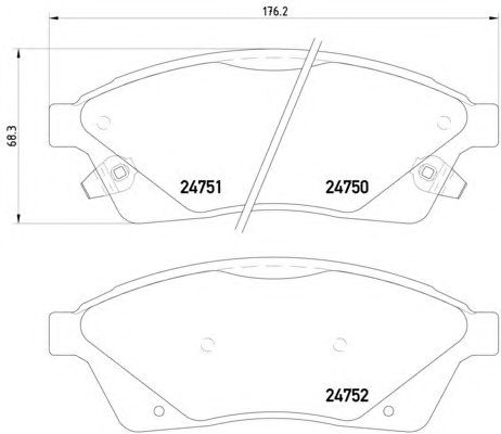 Тормозные колодки HELLA 8DB 355 015-051