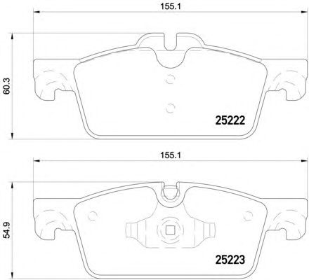 Тормозные колодки HELLA 8DB 355 015-711