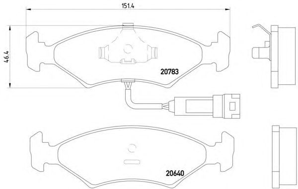 Тормозные колодки HELLA 8DB 355 017-371