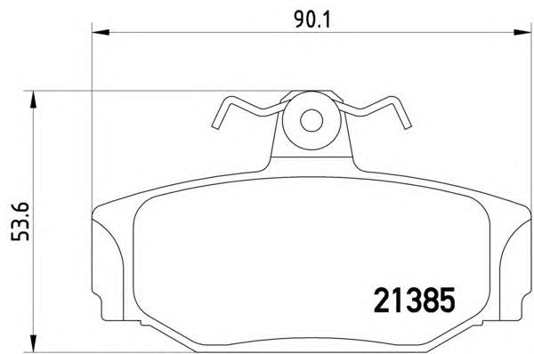 Тормозные колодки HELLA 8DB 355 017-991