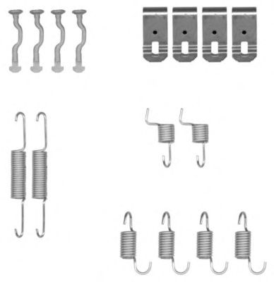 Ремкомплект ручника HELLA 8DZ 355 201-971