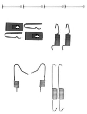Ремкомплект ручника HELLA 8DZ 355 202-061