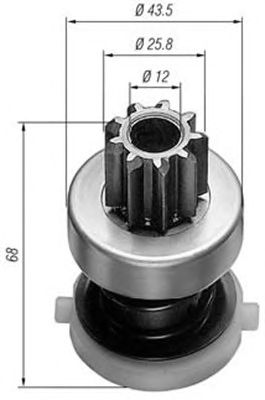 Бендикс стартера MAGNETI MARELLI 940113020181