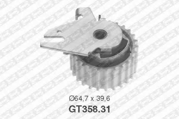 Натяжной ролик ремня ГРМ SNR GT358.31
