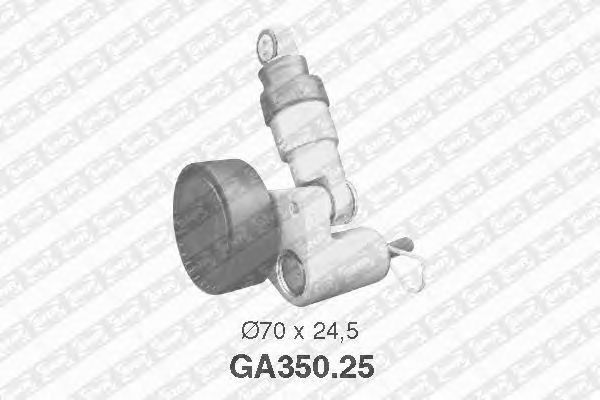 Натяжной ролик поликлинового ремня SNR GA350.25