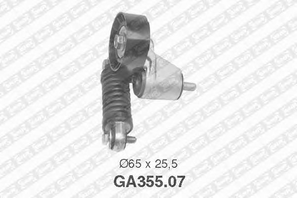 Натяжной ролик поликлинового ремня SNR GA355.07