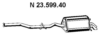 Глушитель EBERSPACHER 23.599.40