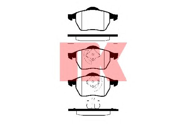 Тормозные колодки NK 224734