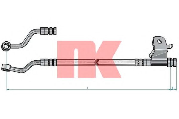Тормозной шланг NK 853487