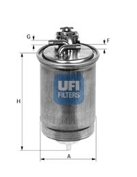 Топливный фильтр UFI 24.391.00
