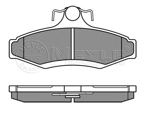 Тормозные колодки MEYLE 025 232 3714