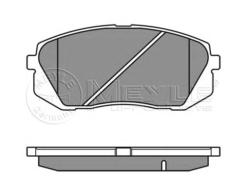 Тормозные колодки MEYLE 025 245 0116/W