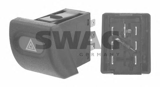 Кнопка включения аварийной сигнализации SWAG 99 90 1565