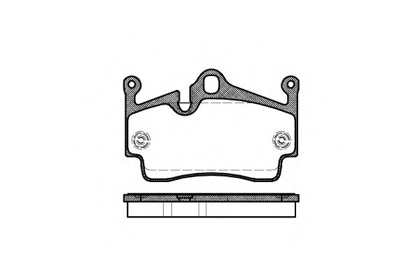 Тормозные колодки REMSA 1191.00