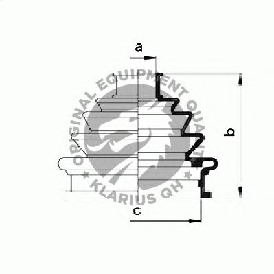 Комплект пыльника ШРУСа QH International QJB482