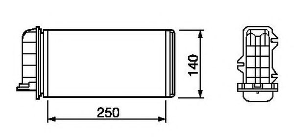 Радиатор отопителя NRF 53219