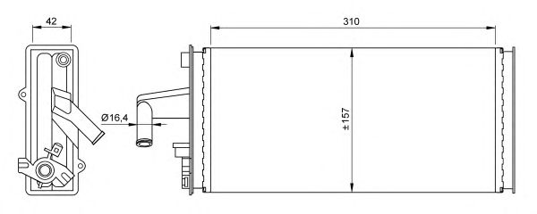 Радіатор опалення NRF 54259