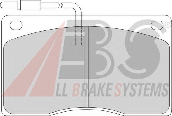Гальмівні колодки A.B.S. 36341/1