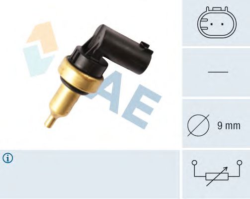 Датчик, температура головки цилиндров FAE 32706