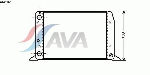 Радиатор, охлаждение двигателя AVA QUALITY COOLING AIA2028