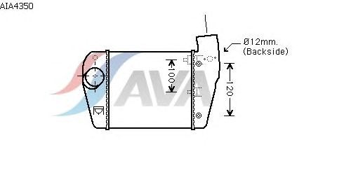 Интеркулер AVA QUALITY COOLING AIA4350