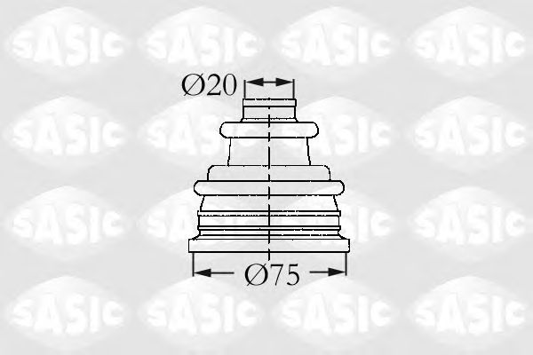 Комплект пильника ШРКШ SASIC 4003404