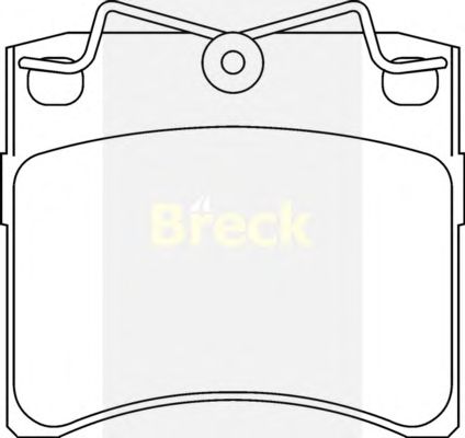Тормозные колодки BRECK 21635 00 703 00