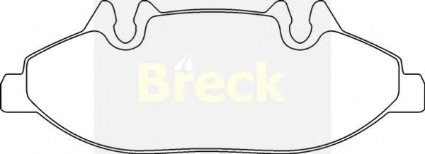 Тормозные колодки BRECK 24007 00 703 00