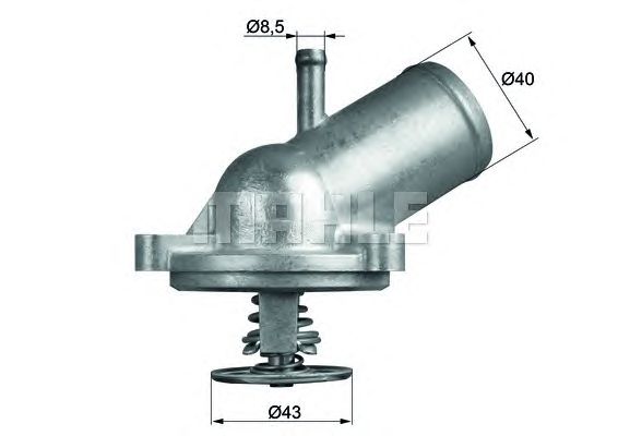 Термостат MAHLE ORIGINAL TI 209 87D
