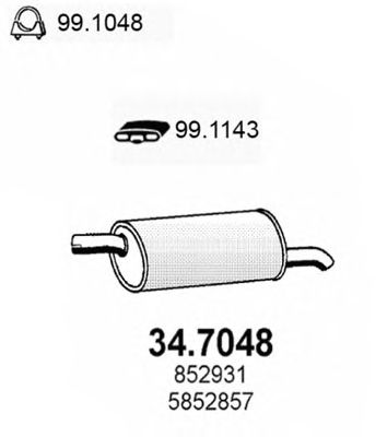 Глушник ASSO 34.7048