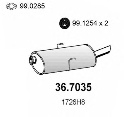 Глушник ASSO 36.7035