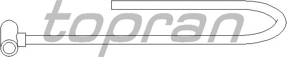 Шланг вентиляции картера TOPRAN 107 393