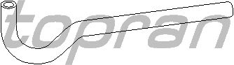Шланг радиатора TOPRAN 103 383