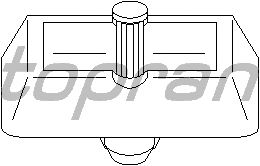 Крепление, автомобильный домкрат TOPRAN 502 013
