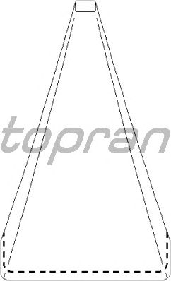Обшивка рычага переключения TOPRAN 107 322