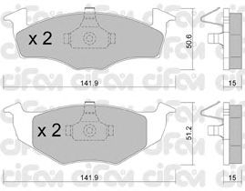 Тормозные колодки CIFAM 822-206-2