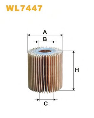 Масляный фильтр WIX FILTERS WL7447