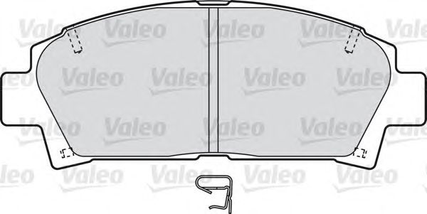 Гальмівні колодки VALEO 598809