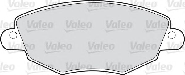 Тормозные колодки VALEO 598433
