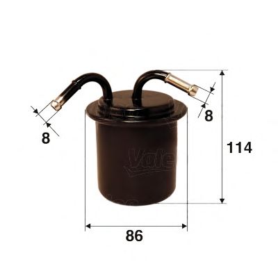 Паливний фільтр VALEO 587039