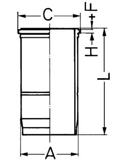 Гільза циліндра KOLBENSCHMIDT 89593110