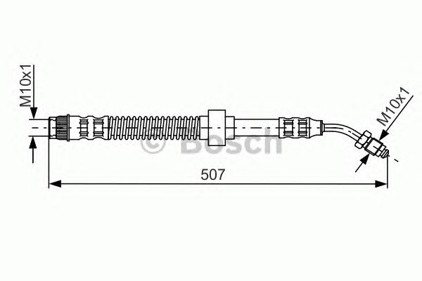 Тормозной шланг BOSCH 1 987 481 150