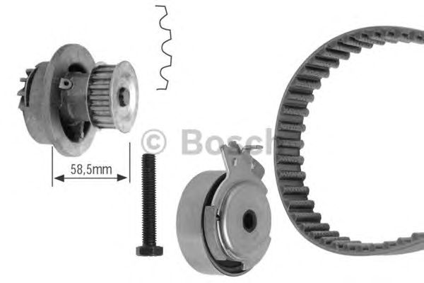 Помпа + комплект ГРМ BOSCH 1 987 948 733