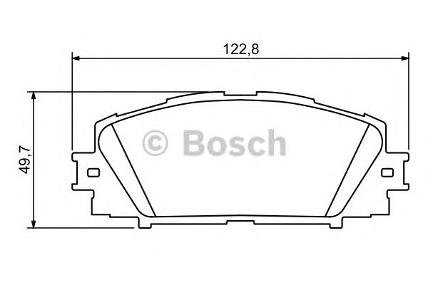 Тормозные колодки BOSCH 0 986 494 198