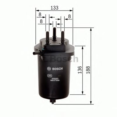 Топливный фильтр BOSCH F 026 402 080
