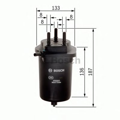 Топливный фильтр BOSCH F 026 402 091